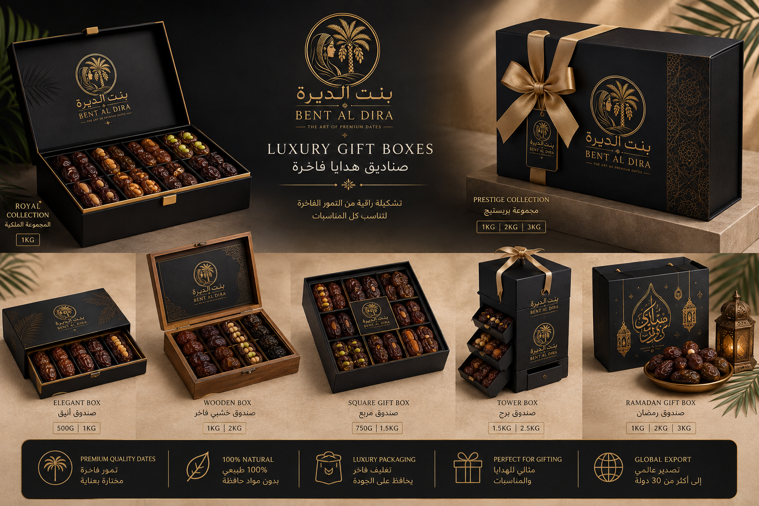 Bent Al Dira luxury gift boxes